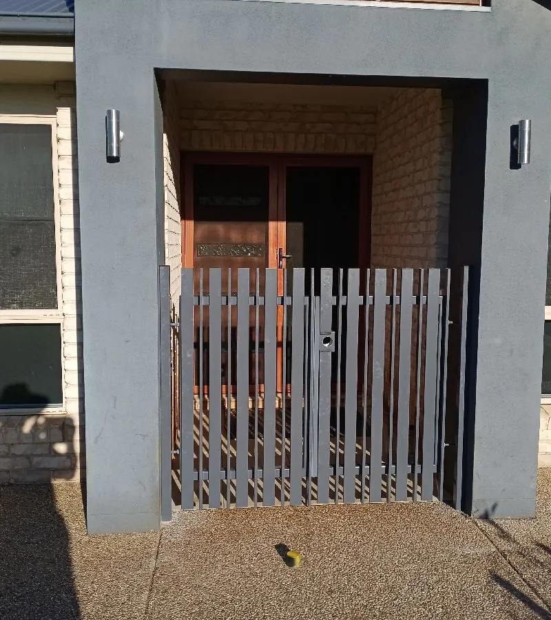 before White Timber Swing Gate – PA Gate + infill, Gatton