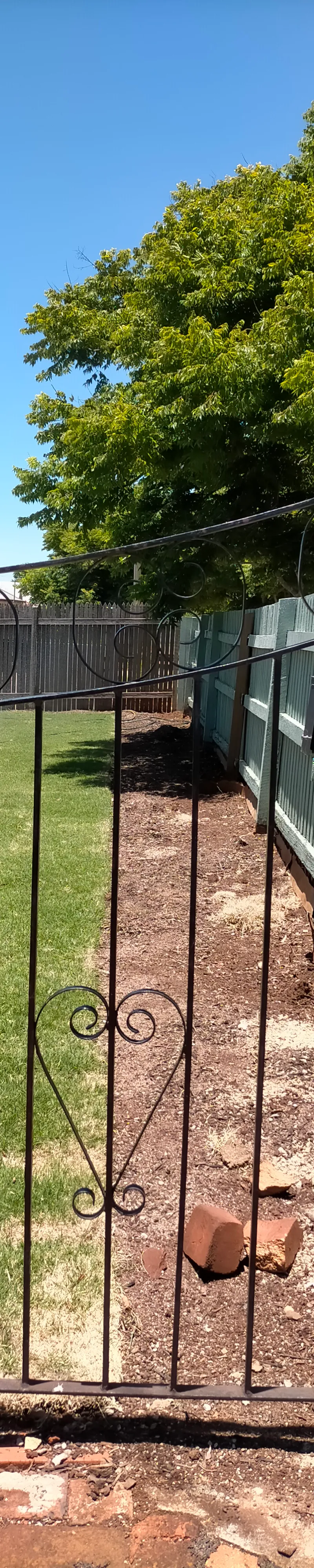 before Wrought Iron Wrought Iron Sliding Gate – Driveway & PA Gate, Middle Ridge