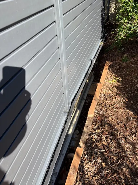 before Monument Powder-coated Aluminium Sliding Gate – Gate + Motor, Cotswold Hills