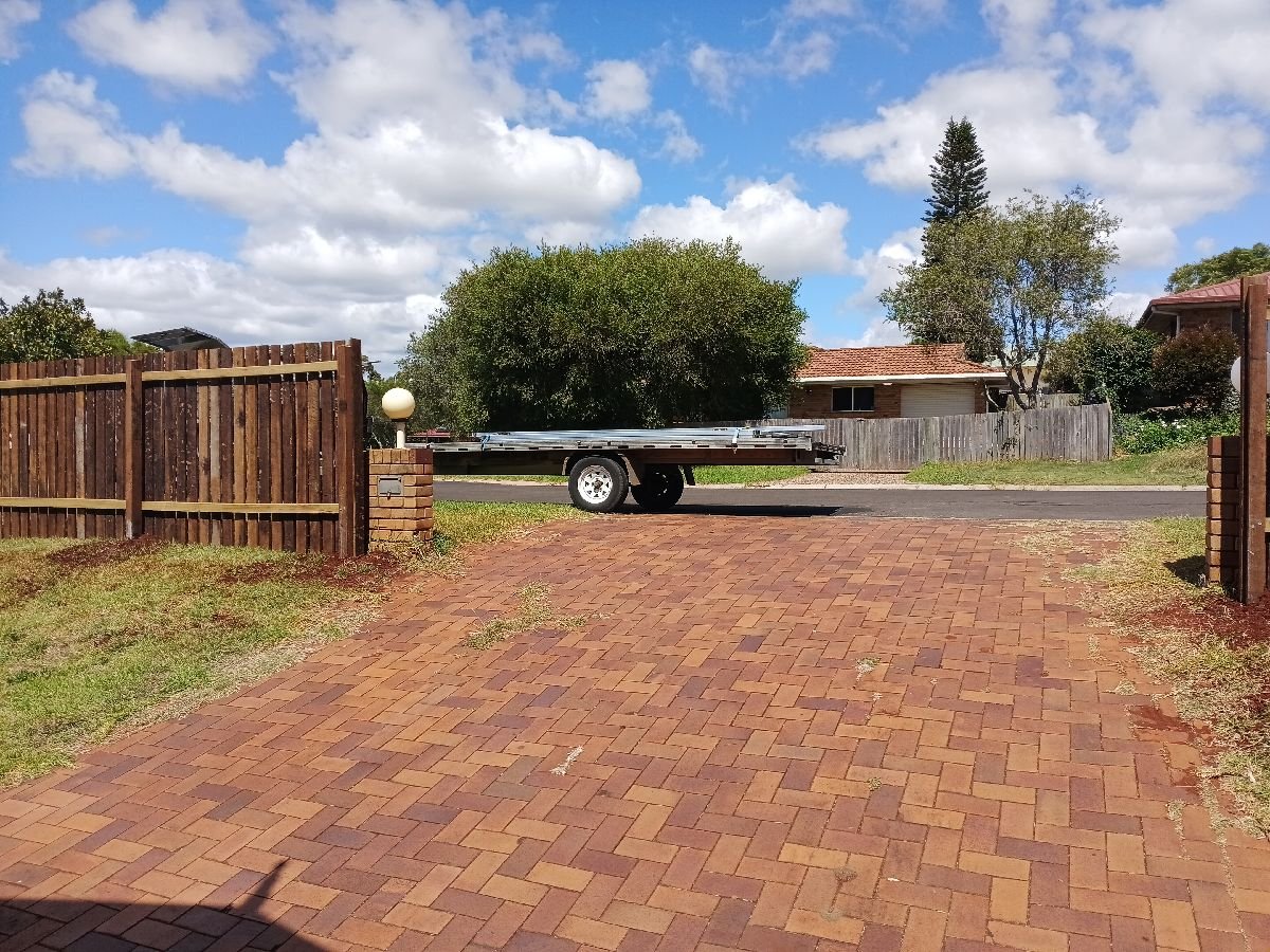 before Black Powder-coated Aluminium Sliding Gate – Gate + Side Gate Quote, Kearneys Spring