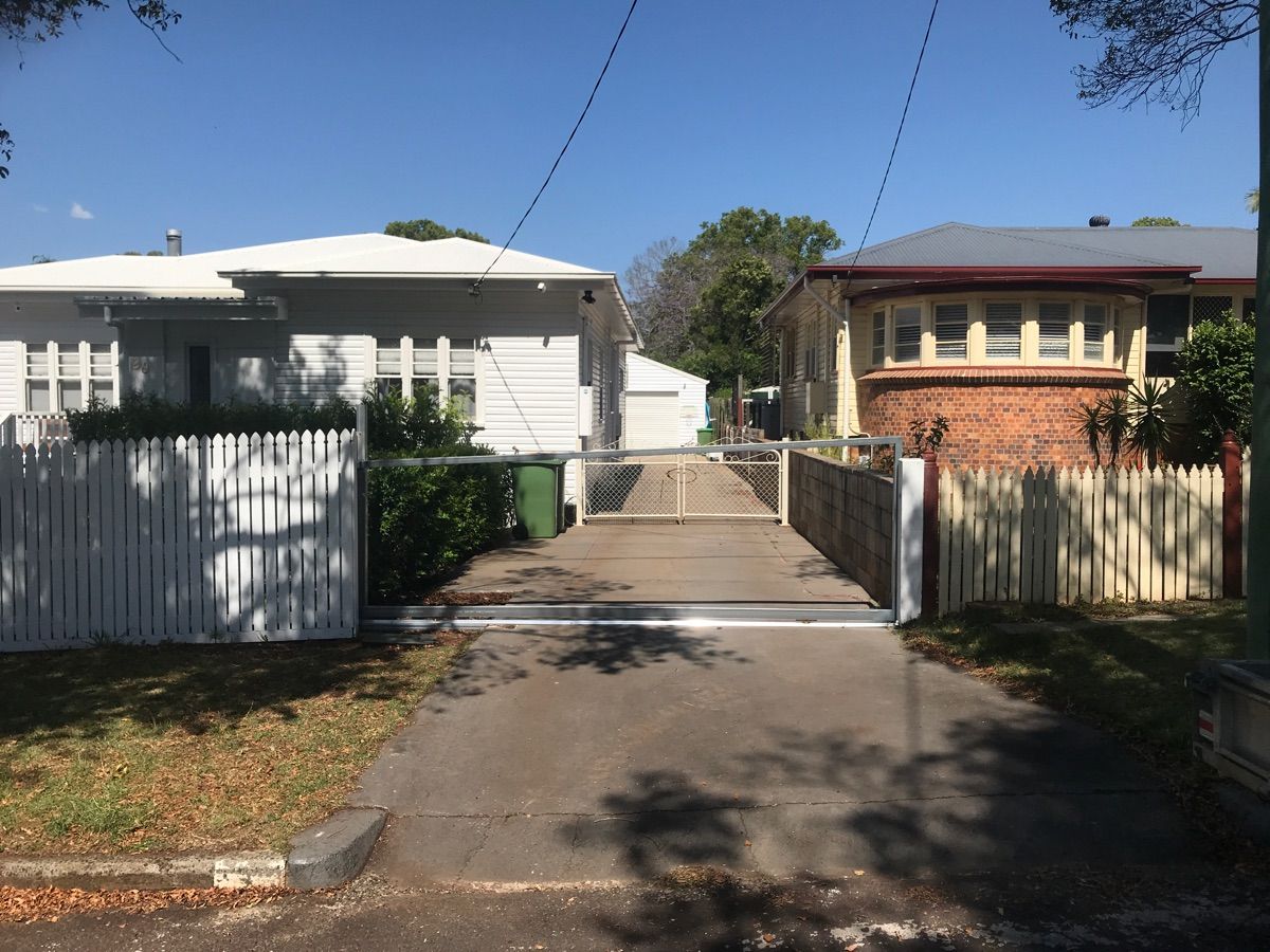 before Galvanised Pipe-Galvanised Sliding Gate – Slide Gate + Motor (warranty weld), South Toowoomba
