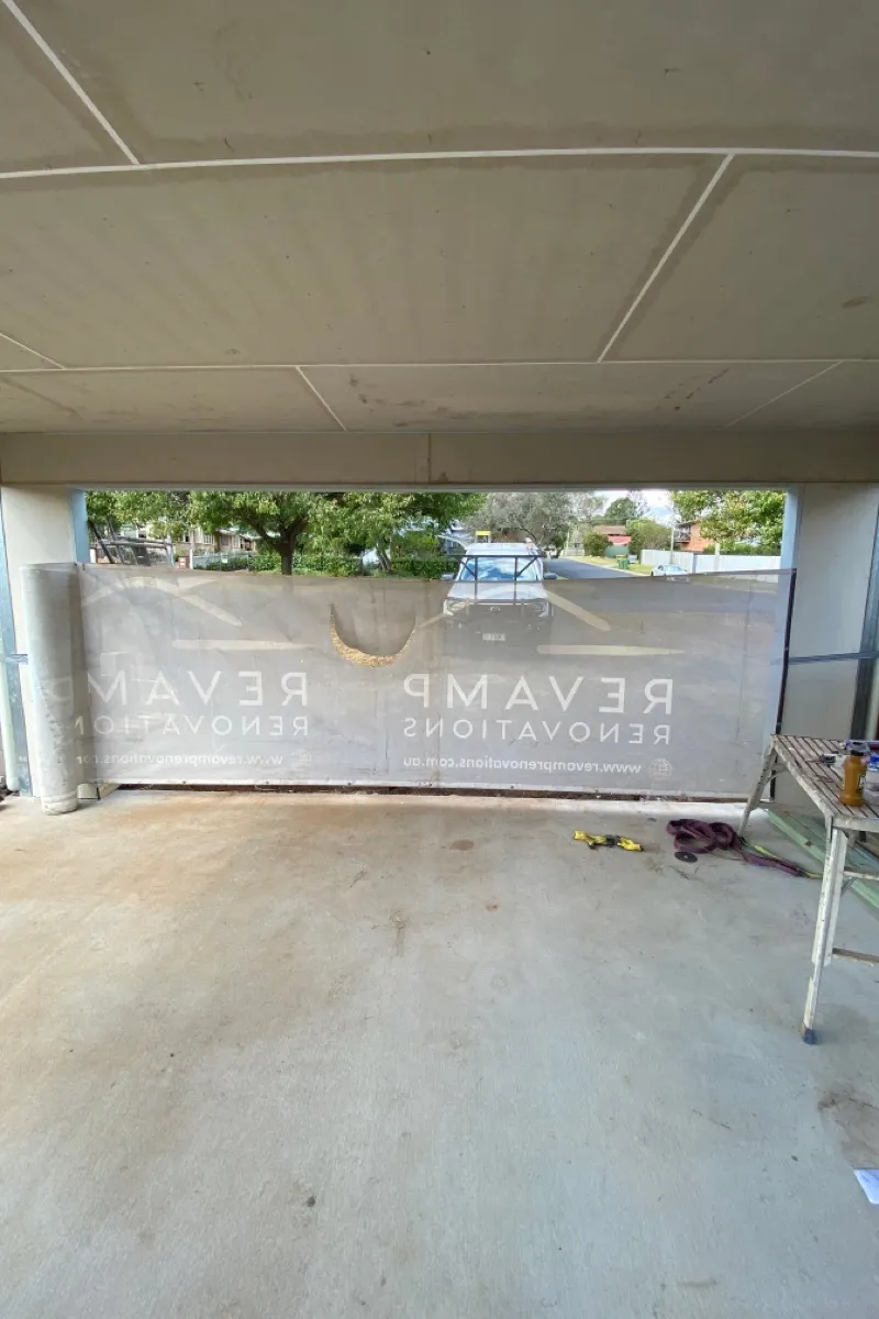 before Pearl White Gloss Powder-coated Aluminium Custom Door – Service Job - Gate, East Toowoomba