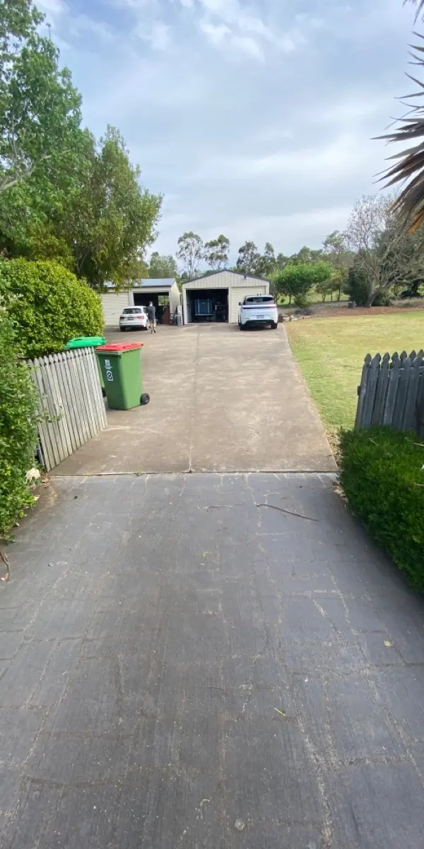before N/A Timber Sliding Gate – Gate + Motor, Cotswold Hills