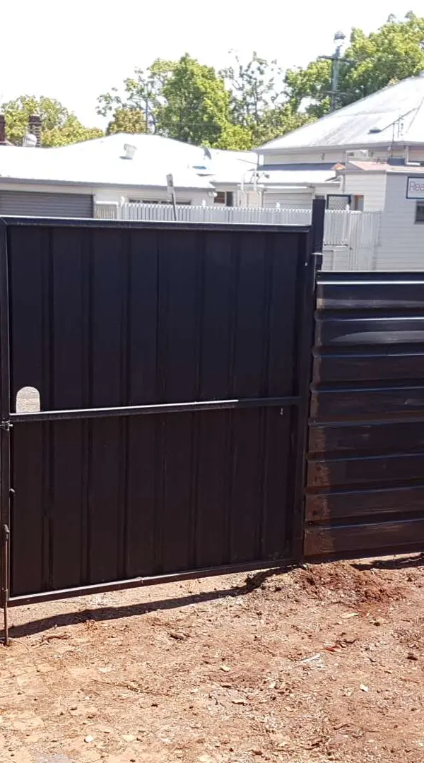 before N/A N/A Sliding Gate – Steel Frame + Motor, East Toowoomba