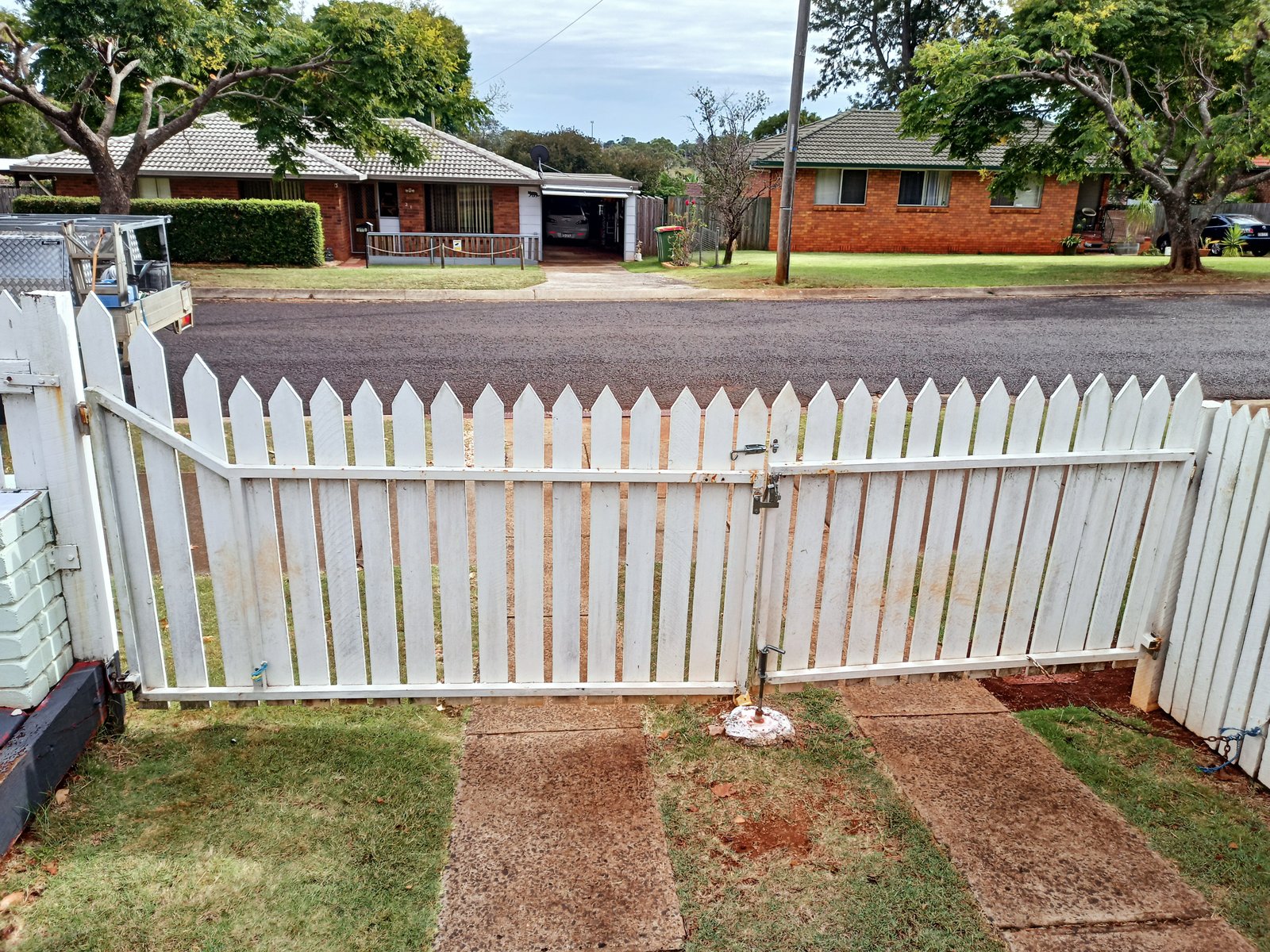 before N/A Timber Swing Gate – Single Swing Gate with motor, Wilsonton Heights