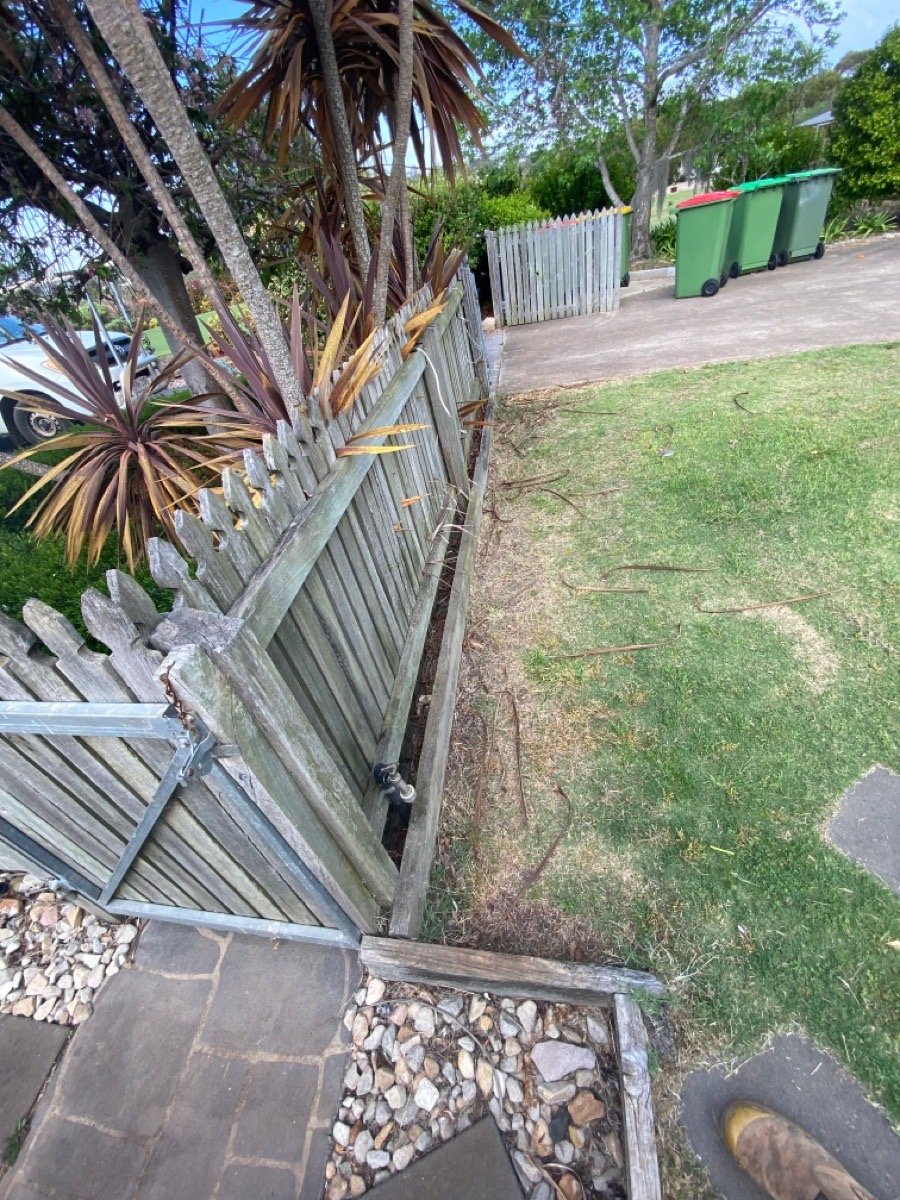 before N/A Timber Sliding Gate – Gate + Motor, Cotswold Hills