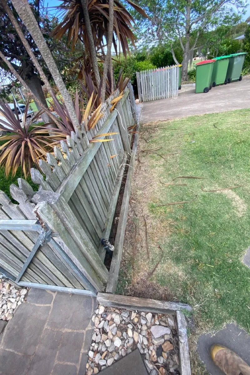before N/A Timber Sliding Gate – Gate + Motor, Cotswold Hills
