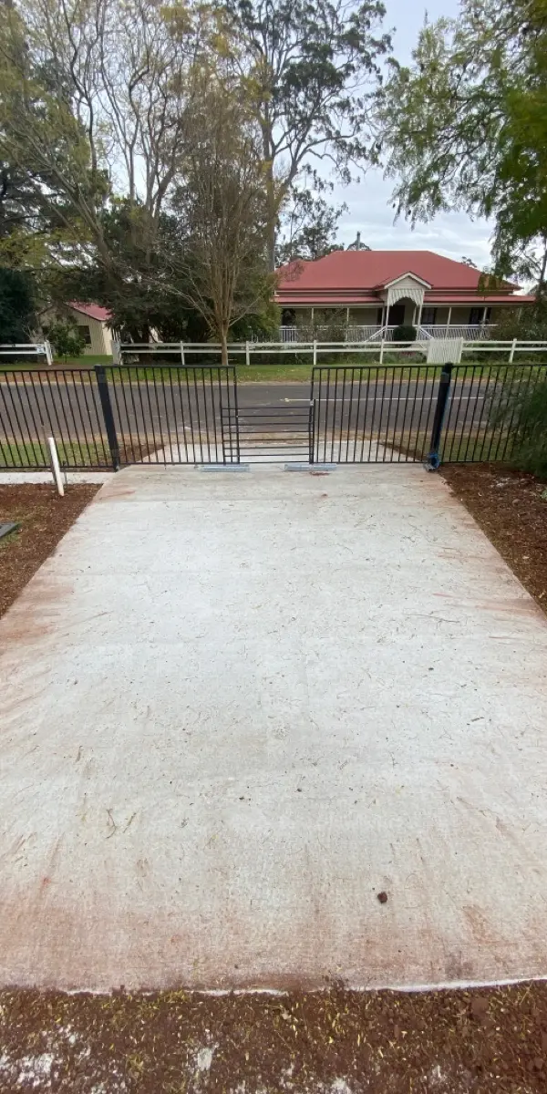 before N/A Powder-coated Aluminium Sliding Gate – Slide Gate + Motor, Highfields