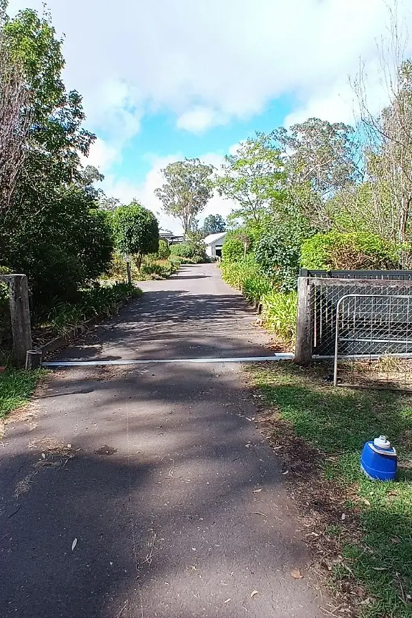 before Galvanised Pipe-Galvanised Sliding Gate – Gate + Motor, Highfields