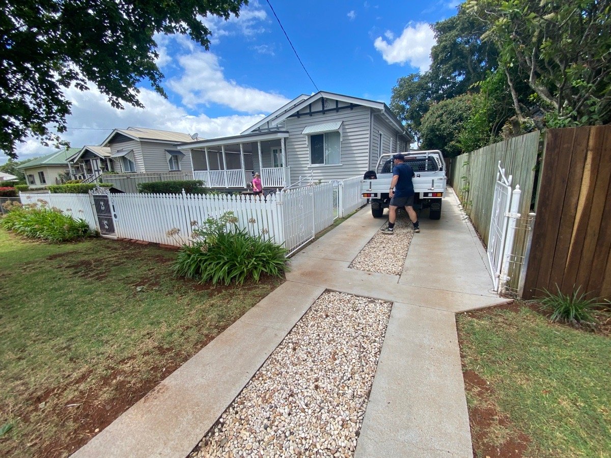 before N/A Timber Sliding Gate – Service Job - Slide + PA Gates, Newtown