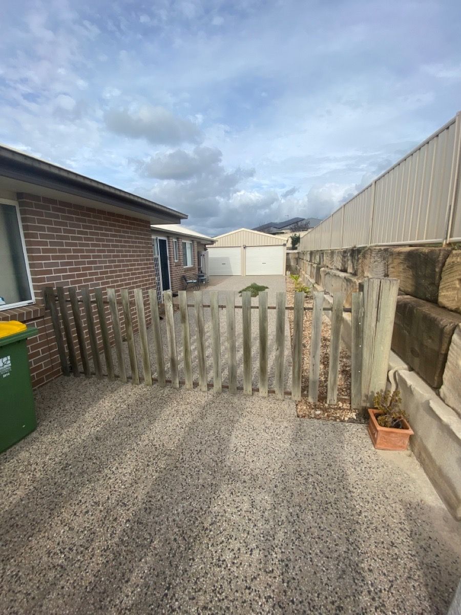 before Mixed Timber Swing Gate – Swing + PA Gate, Westbrook