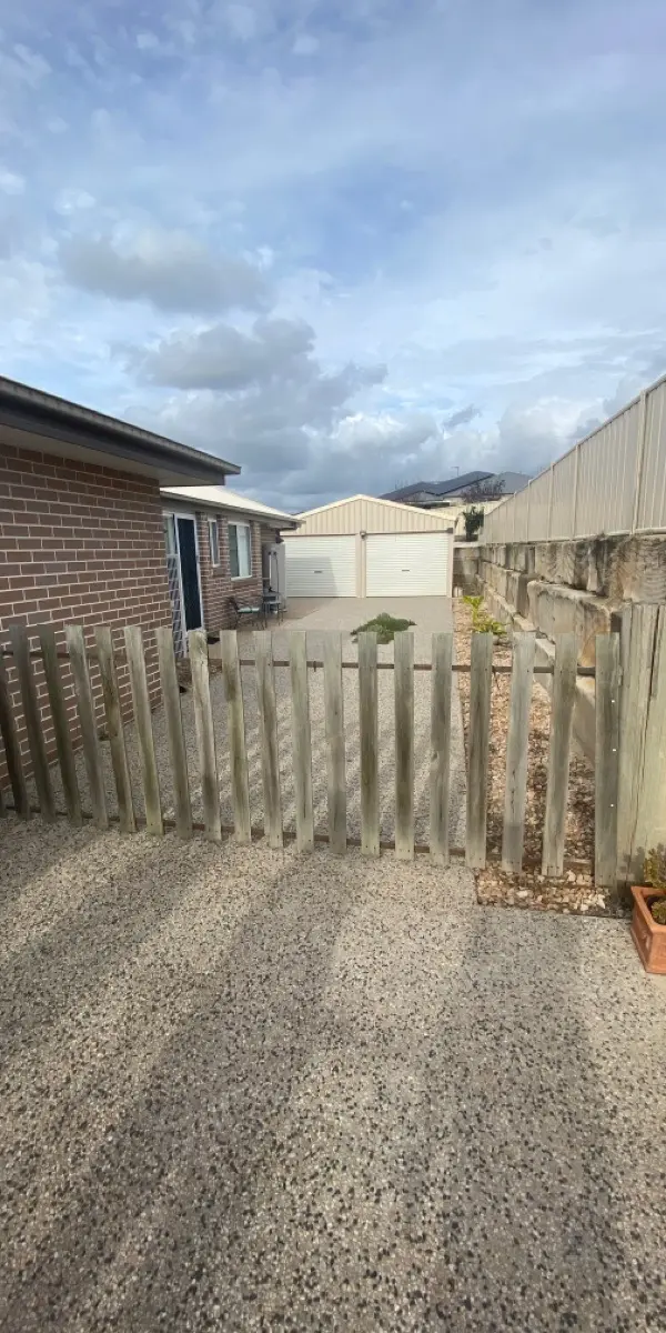before Mixed Timber Swing Gate – Swing + PA Gate, Westbrook