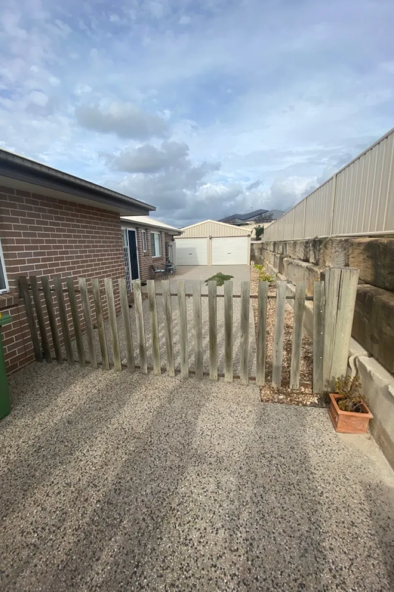before Mixed Timber Swing Gate – Swing + PA Gate, Westbrook