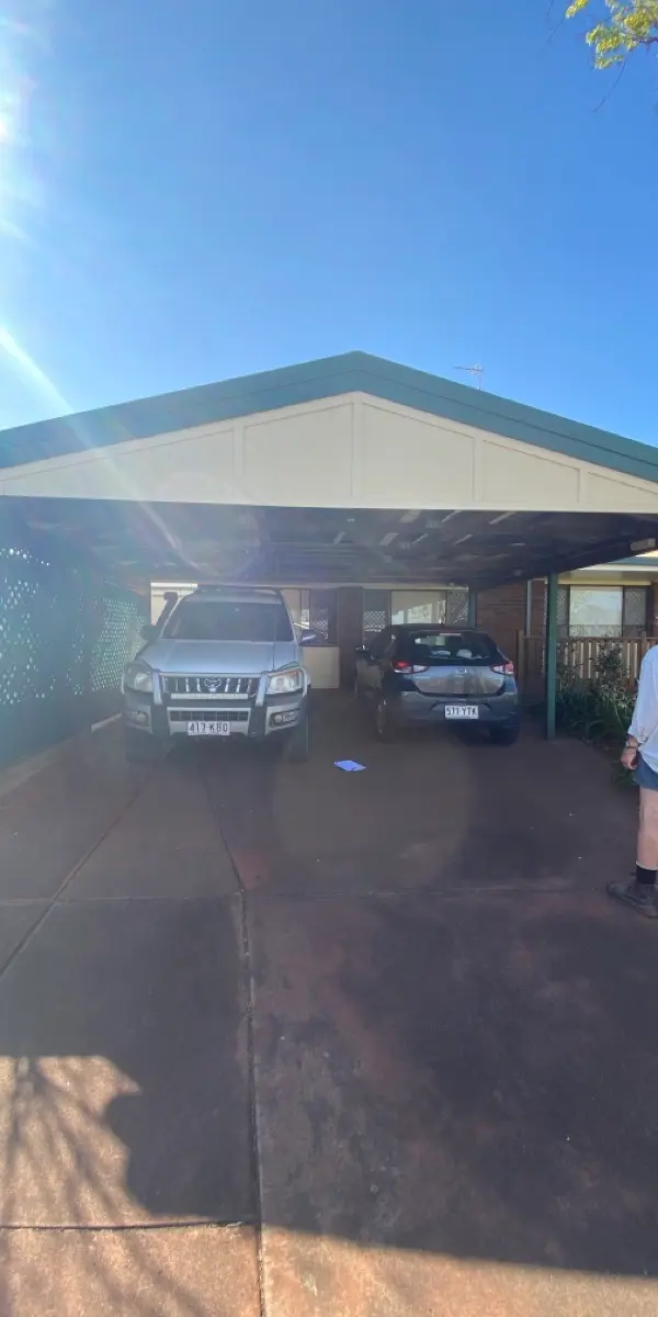 before N/A N/A Custom Door – Carport enclosure, Centenary Heights