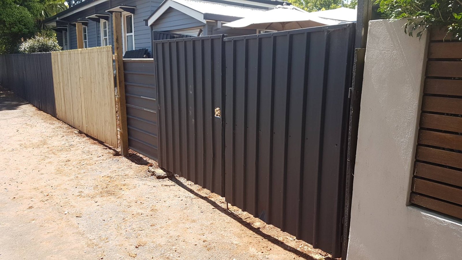 before N/A N/A Sliding Gate – Steel Frame + Motor, East Toowoomba