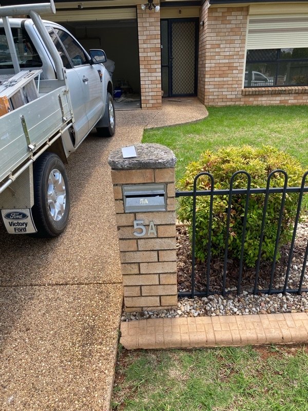 before Black Wrought Iron Swing Gate – Manual Swing Gates, Newtown