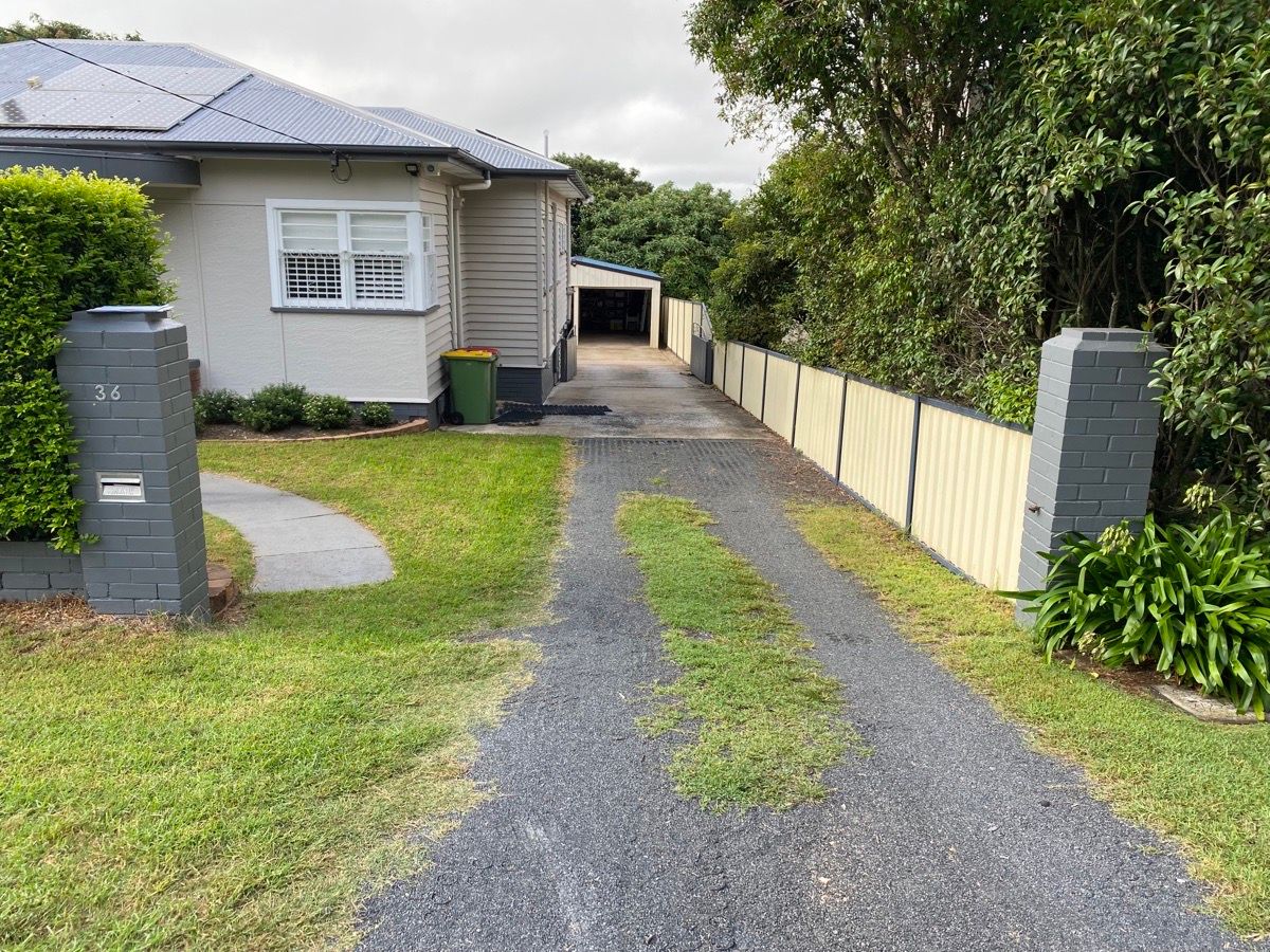before Basalt Powder-coated Steel Swing Gate – Gate (Single Swing + PA + Motor), Mount Lofty