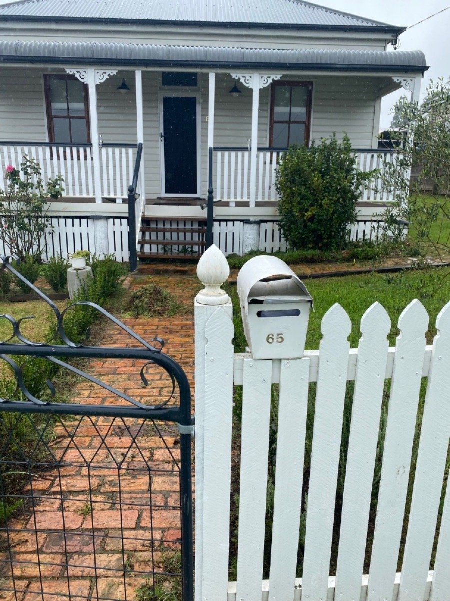 before Galvanised Galvanised Sliding Gate – Gate + Motor, East Toowoomba