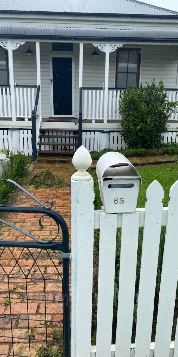 before Galvanised Galvanised Sliding Gate – Gate + Motor, East Toowoomba
