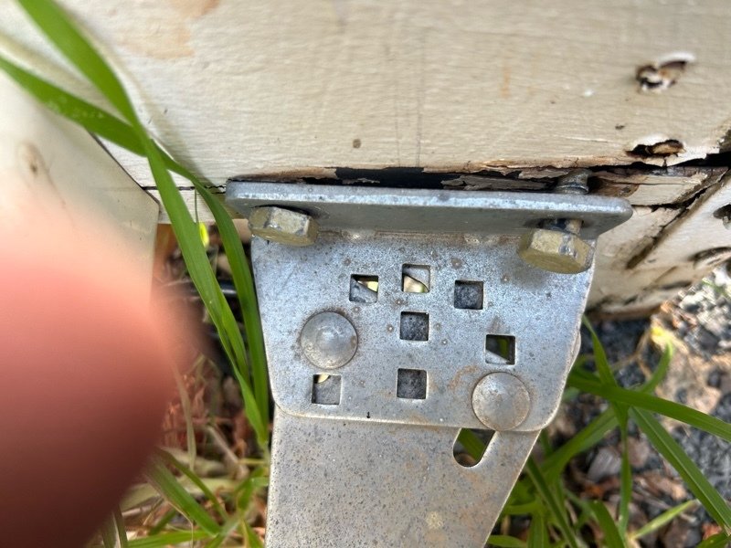 before White Timber Swing Gate – Rotten Gate Post (warranty repair), South Toowoomba