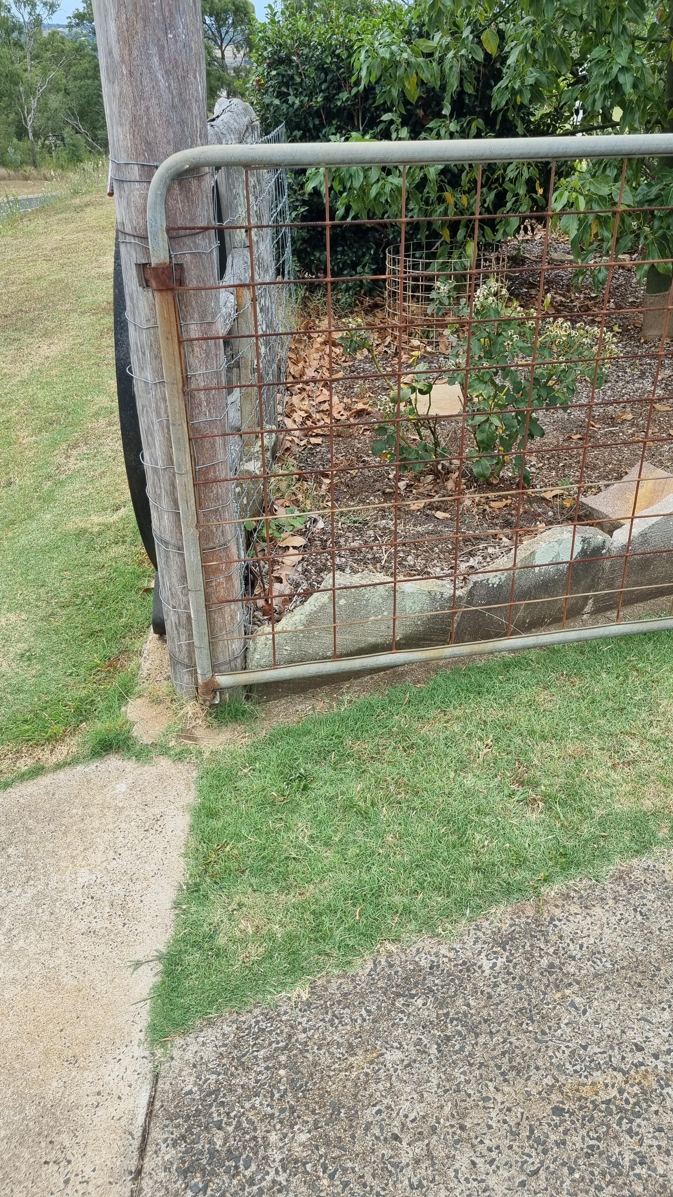 before N/A Mesh Sliding Gate – Sliding Gate and motor, Cotswold Hills