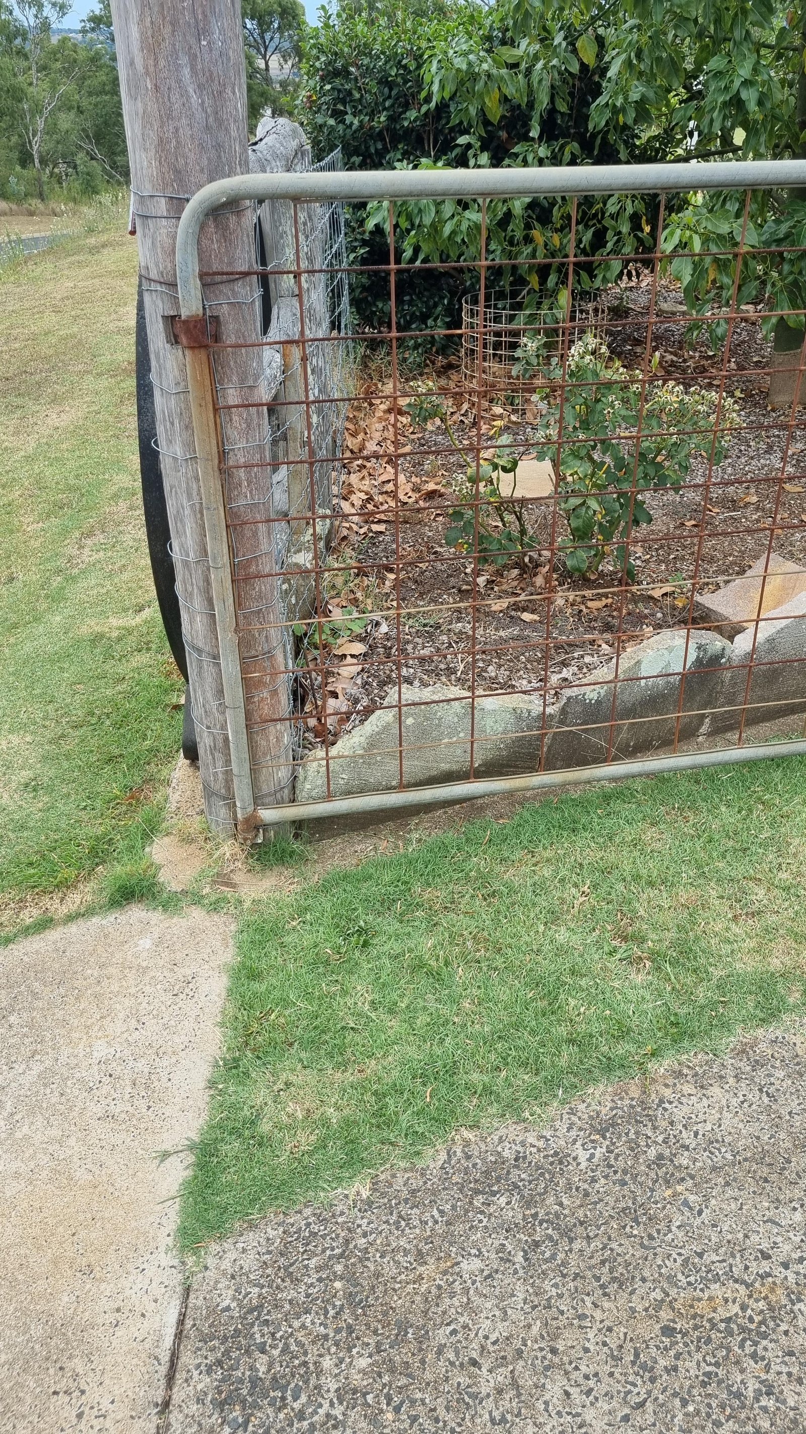 before N/A Mesh Sliding Gate – Sliding Gate and motor, Cotswold Hills