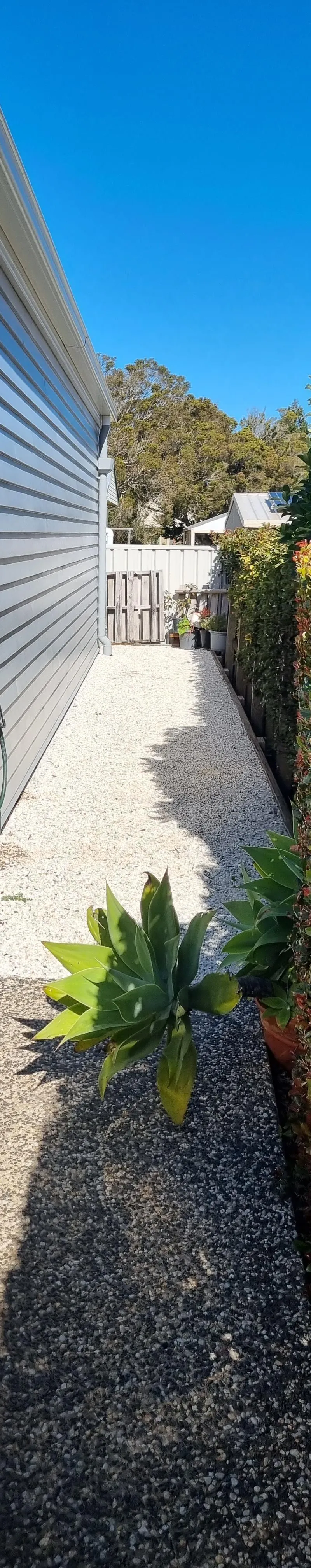 before Wood-look Timber Swing Gate – Gate Fab, Rangeville