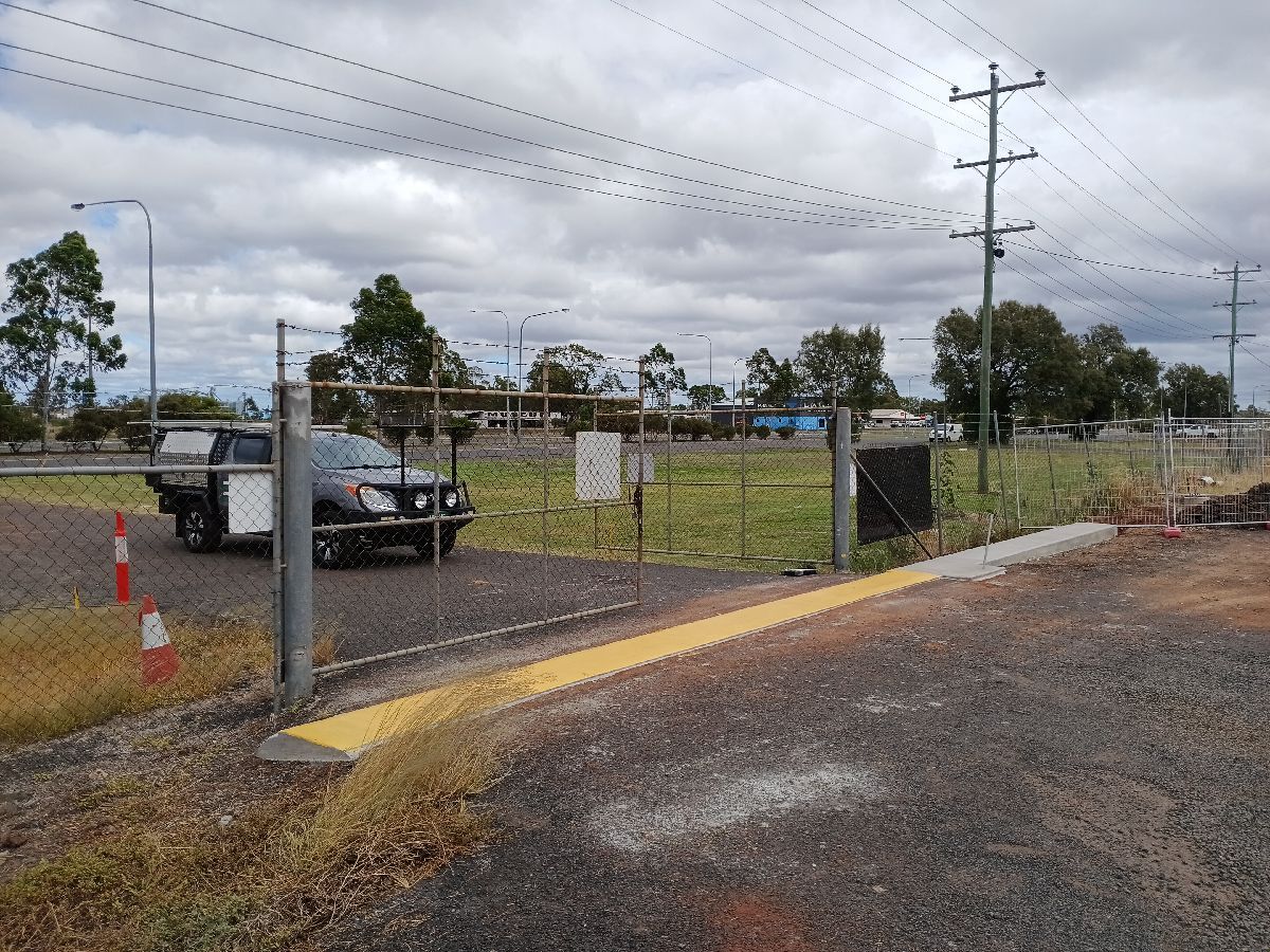 before N/A N/A Sliding Gate – Gate Fab, Dalby