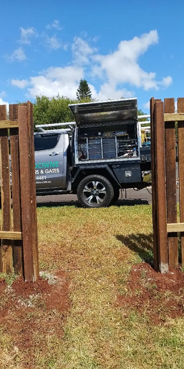 before Black Powder-coated Aluminium Sliding Gate – Gate + Side Gate Quote, Kearneys Spring