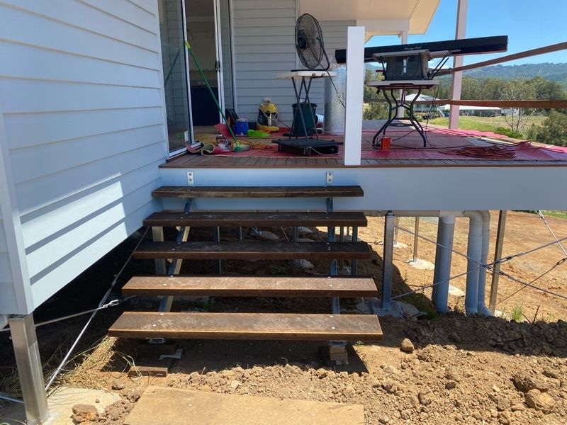 before N/A N/A Custom Door – Supply and Install Powder Coated Handrail, Withcott