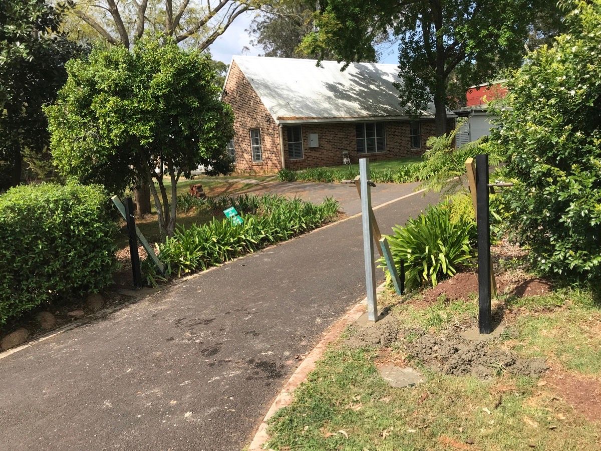 in progress Black Powder-coated Aluminium Swing Gate – Manual Swing Gates, Blue Mountain Heights