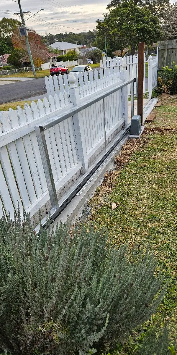 in progress Galvanised Galvanised Sliding Gate – Gate + Motor, East Toowoomba