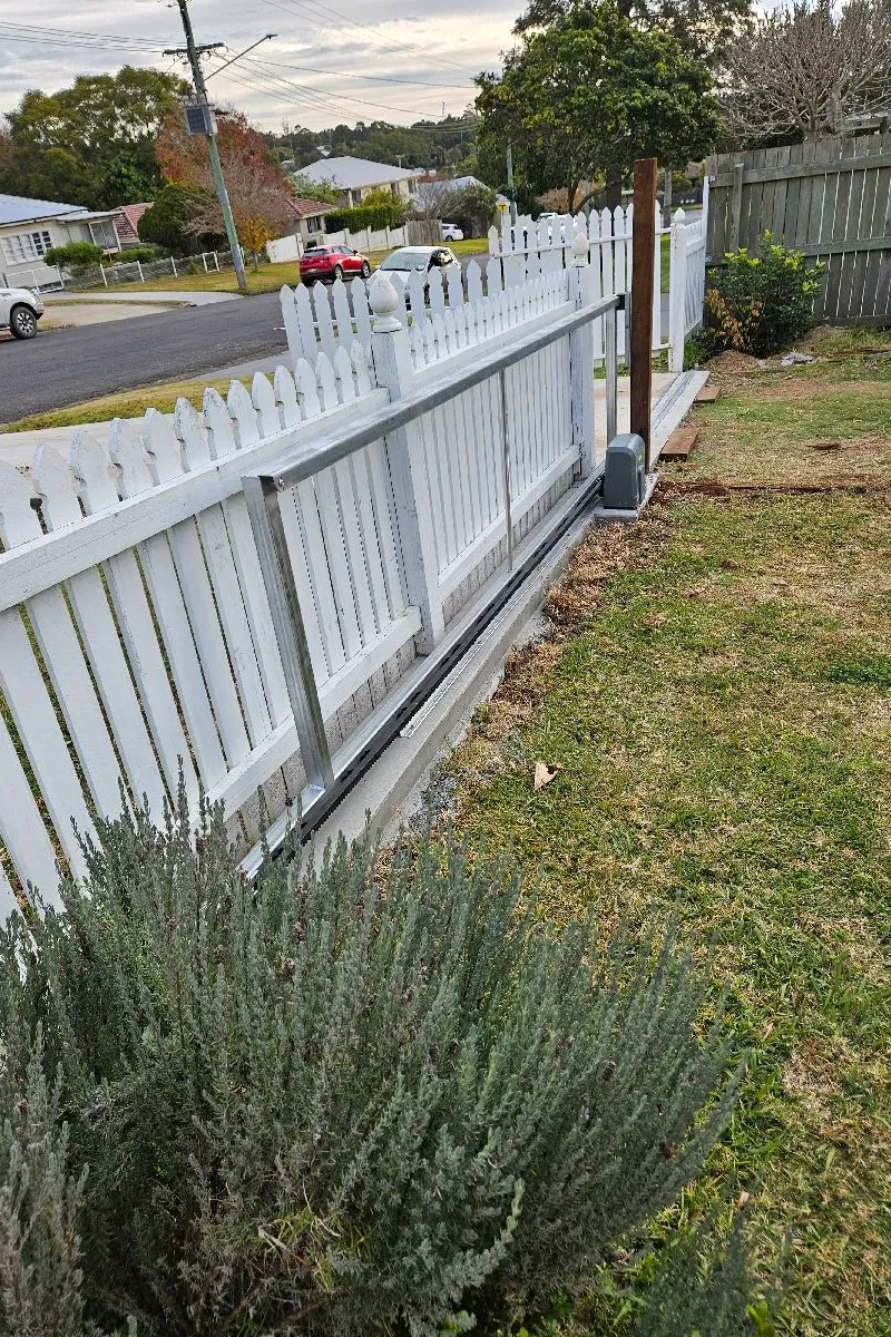 in progress Galvanised Galvanised Sliding Gate – Gate + Motor, East Toowoomba