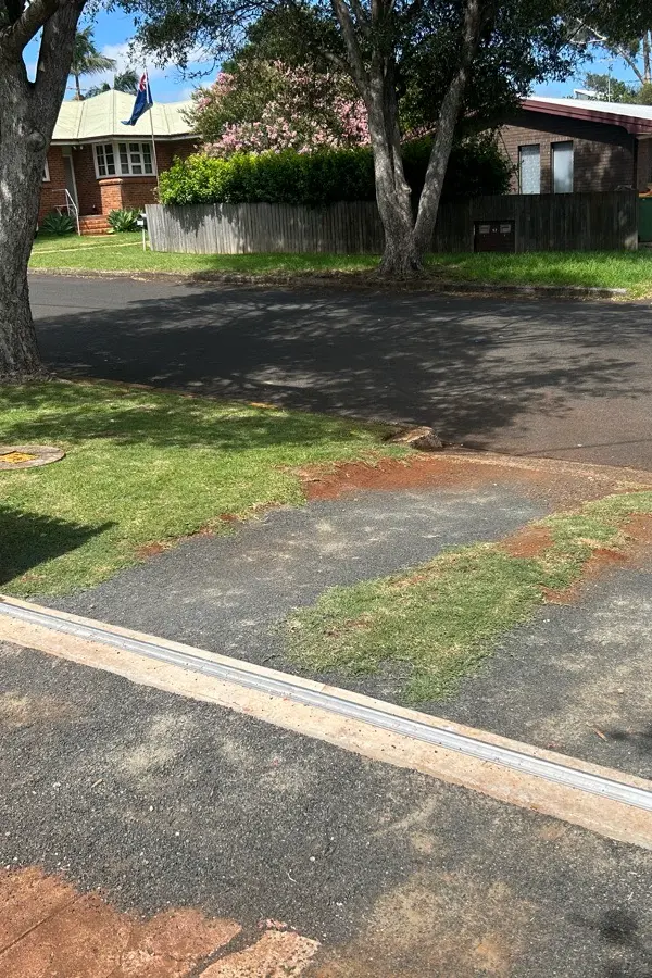 in progress Black Powder-coated Steel Sliding Gate – Slide Gate + Motor, South Toowoomba