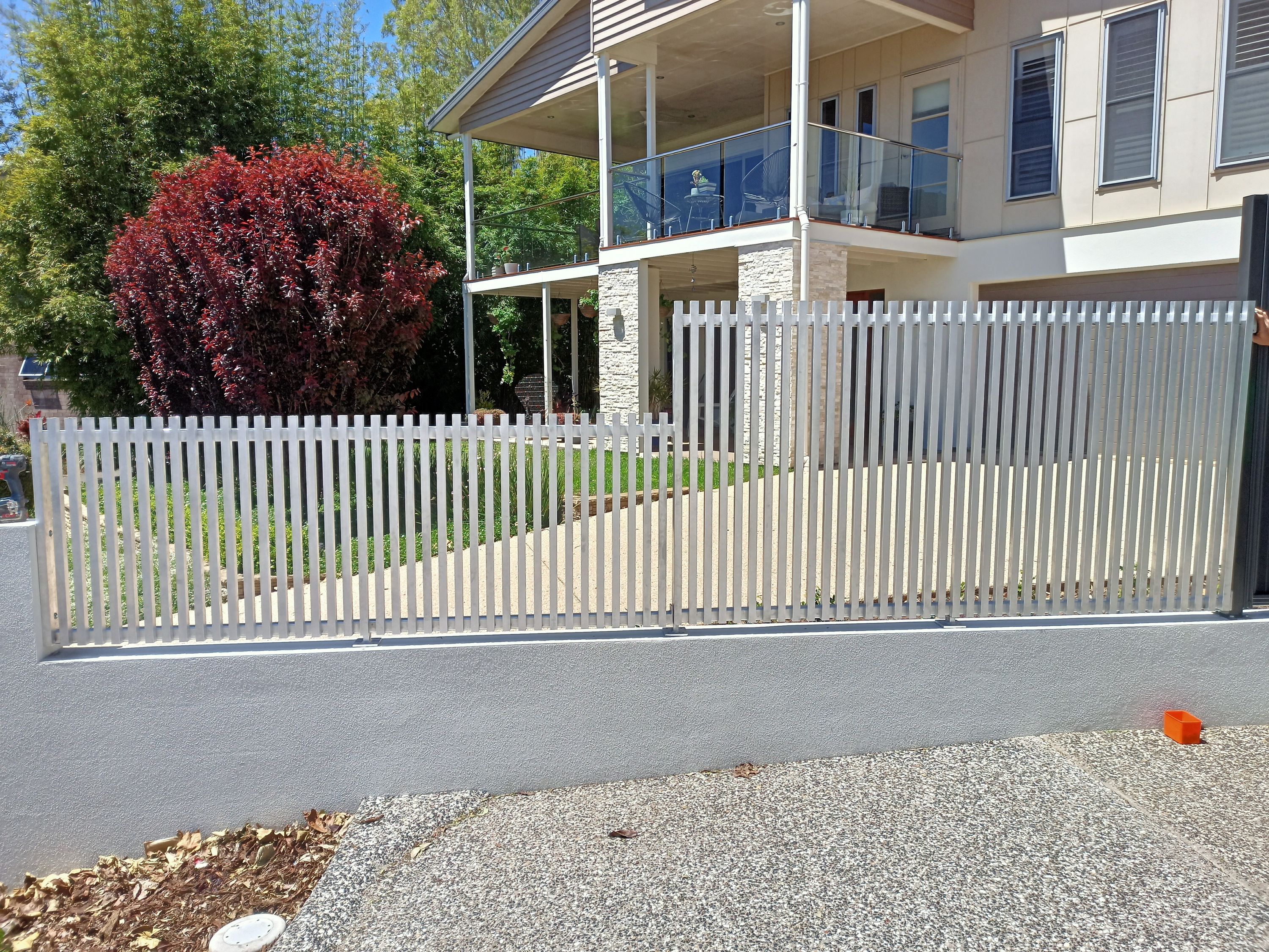 in progress Galvanised Aluminium Sliding Gate – Aluminium Sliding gate, Prince Henry Heights