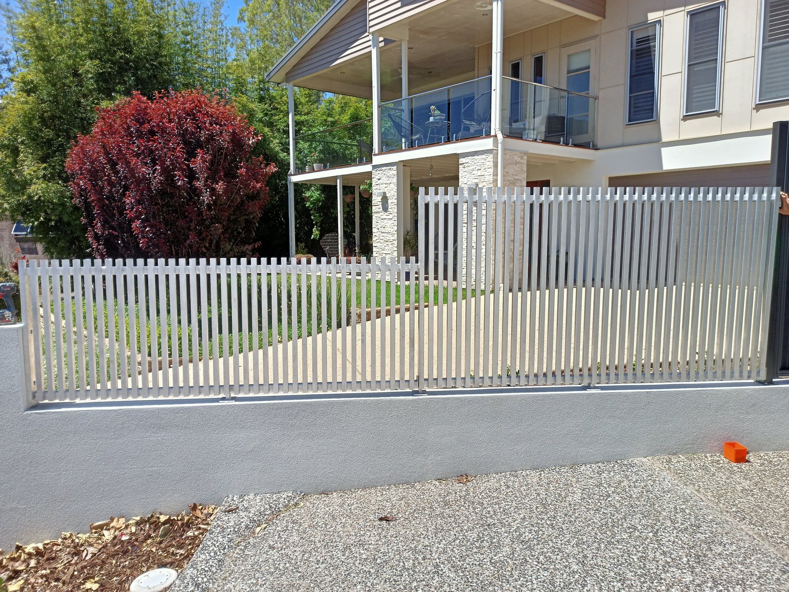 in progress Galvanised Aluminium Sliding Gate – Aluminium Sliding gate, Prince Henry Heights
