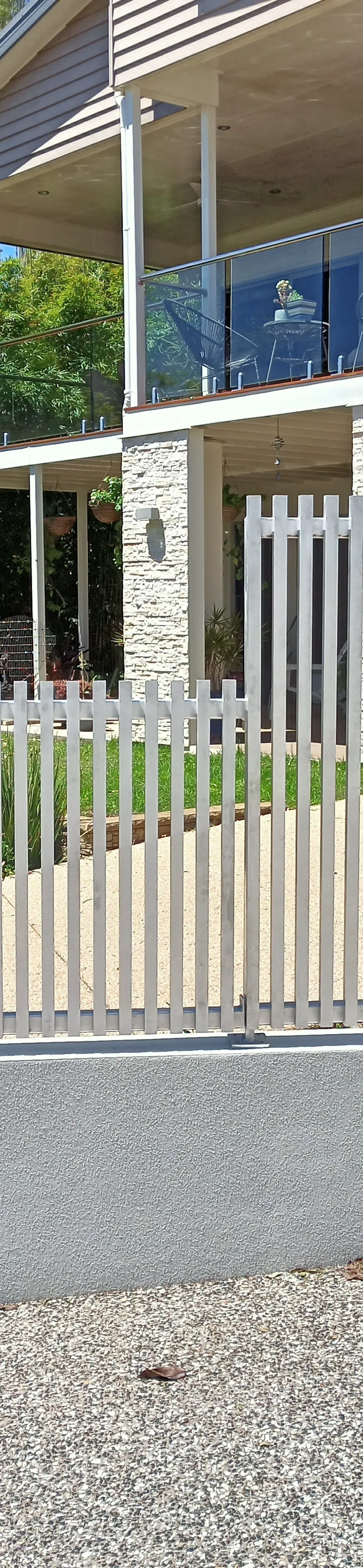 in progress Galvanised Aluminium Sliding Gate – Aluminium Sliding gate, Prince Henry Heights