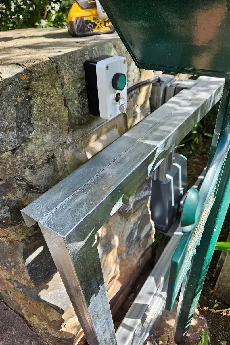 in progress Galvanised Galvanised Sliding Gate – Slide Gate, Mount Lofty