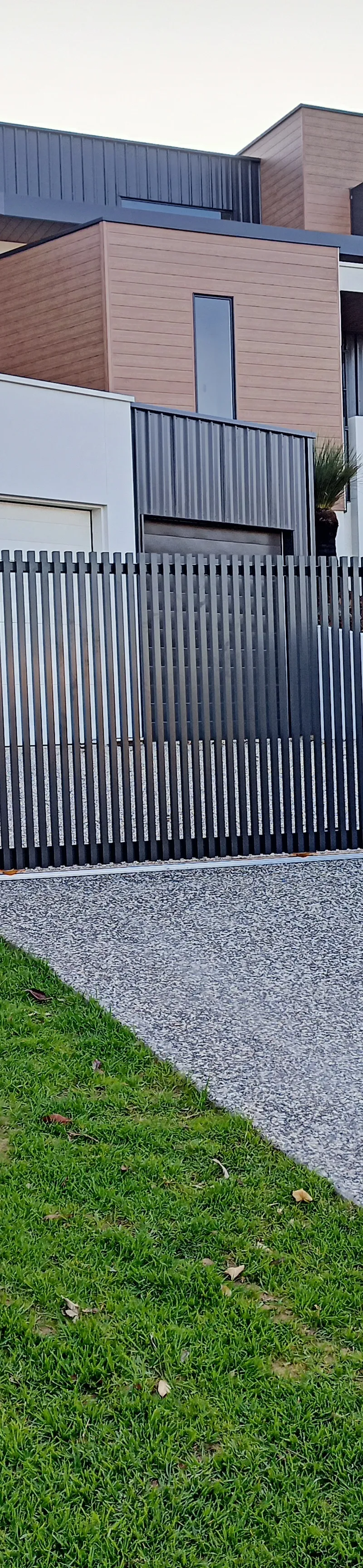 in progress Galvanised Aluminium Sliding Gate – Aluminium Sliding gate, Prince Henry Heights