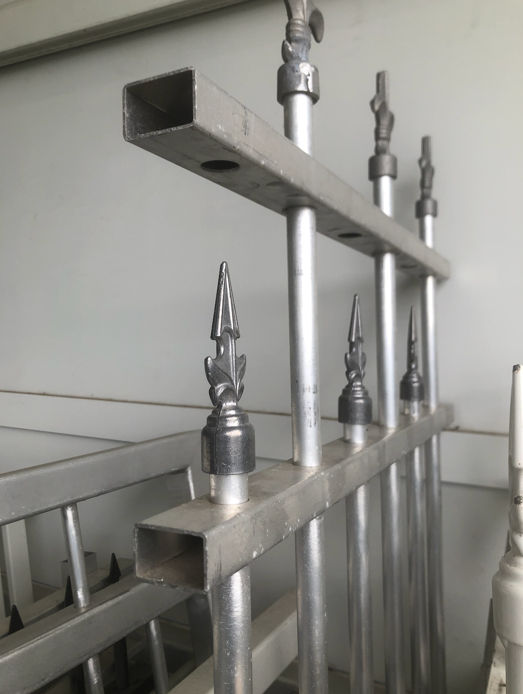 in progress Galvanised Pipe-Galvanised Swing Gate – Gate (Pipe with Spears + PA + Infill), Highfields