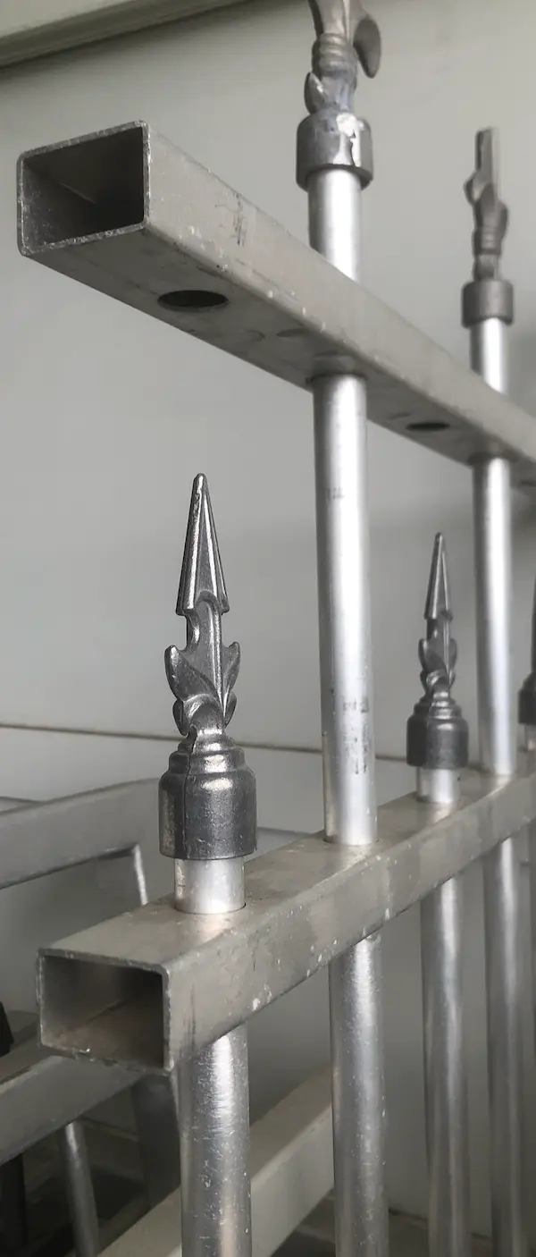 in progress Galvanised Pipe-Galvanised Swing Gate – Gate (Pipe with Spears + PA + Infill), Highfields